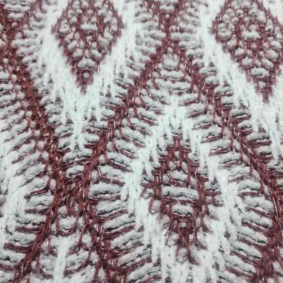 Roxy All Over Again Oversized Diamond Knit Sweater Cardigan Size Med - Picture 5 of 10